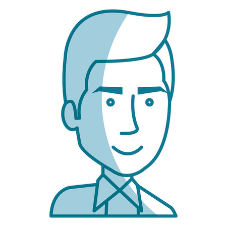 businessman avatar character icon vector illustration designのイラスト素材