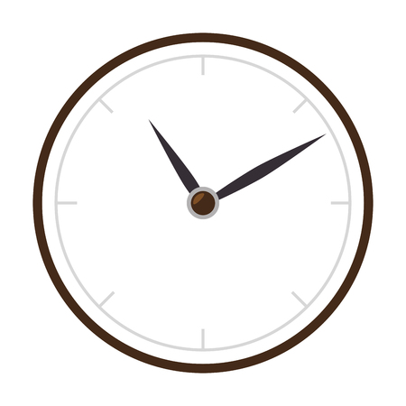 time clock isolated iconのイラスト素材