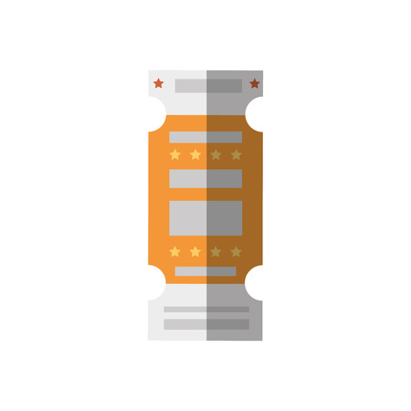 Entrance ticket paper icon vector illustration graphic designのイラスト素材