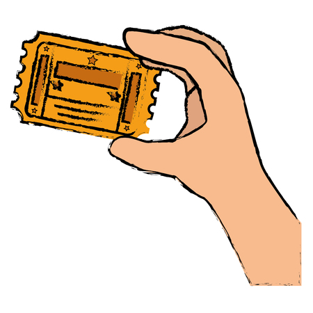 Entrance ticket paper icon vector illustration graphic designのイラスト素材