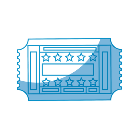 Entrance ticket paper icon vector illustration graphic designの写真素材