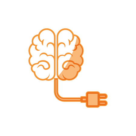 Human brain symbol icon vector illustration graphic designのイラスト素材