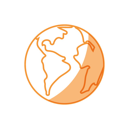 World earth isolated icon vector illustration graphic designのイラスト素材
