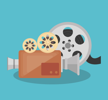 cinema entertainment elements icons vector illustration designのイラスト素材