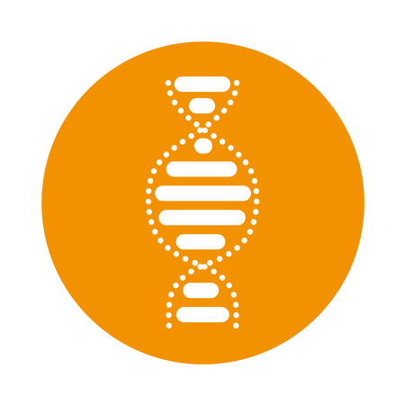 dna molecule isolated icon vector illustration designのイラスト素材