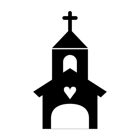 church building isolated icon vector illustration designのイラスト素材