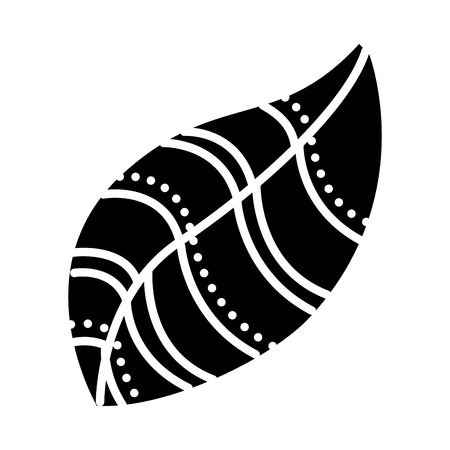 Leaf decorative isolated icon vector illustration designのイラスト素材