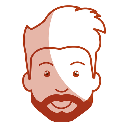 young man casual avatar vector illustration designのイラスト素材