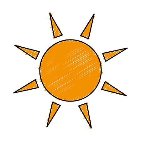 sun ecology symbol icon vector illustration designの写真素材