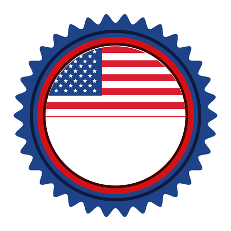 united states of america emblematic seal vector illustration designのイラスト素材