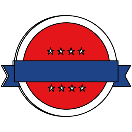 united states of america emblematic seal vector illustration designのイラスト素材