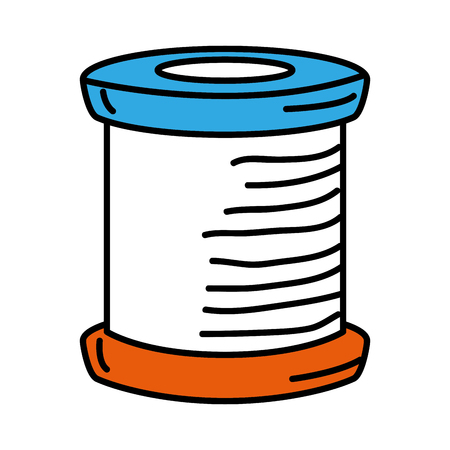 Sewing thread roll icon vector illustration designの写真素材