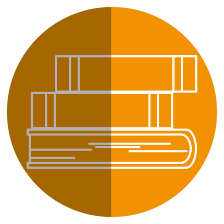 text books isolated icon vector illustration designのイラスト素材