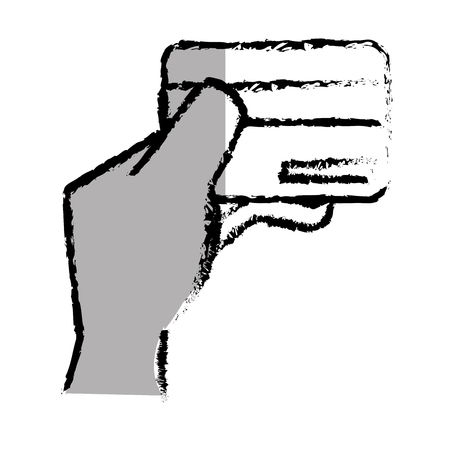 credit card isolated icon vector illustration designのイラスト素材