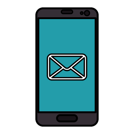 smartphone device isolated icon vector illustration designのイラスト素材