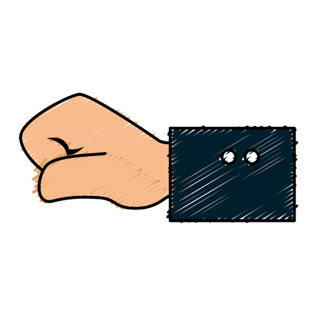 hand human isolated icon vector illustration designのイラスト素材