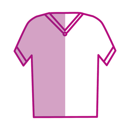 t-shirt male isolated icon vector illustration designのイラスト素材