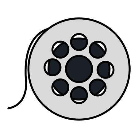 reel film isolated icon vector illustration designのイラスト素材