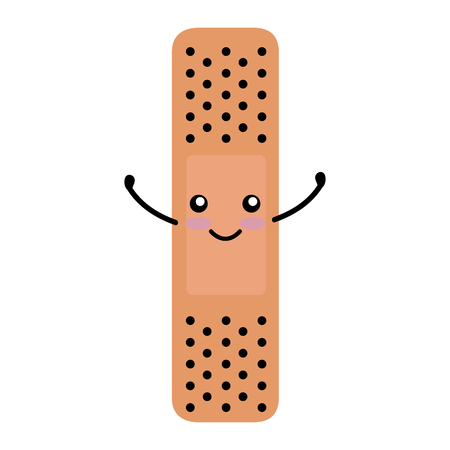 cure band medical character vector illustration designのイラスト素材