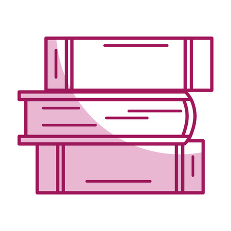 text books isolated icon vector illustration designのイラスト素材