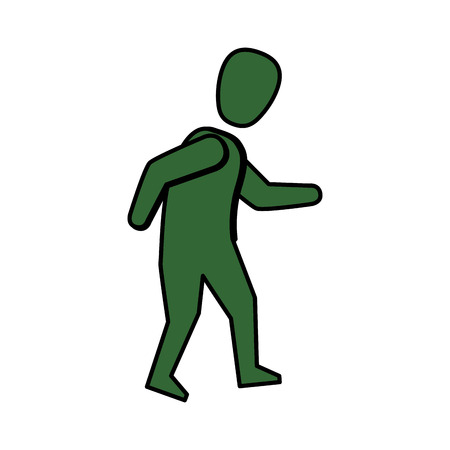 Male pictogram symbol icon vector illustration graphic designのイラスト素材