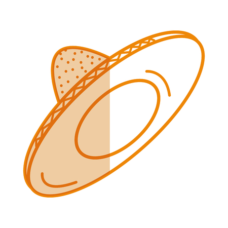 mexican hat isolated icon vector illustration designのイラスト素材