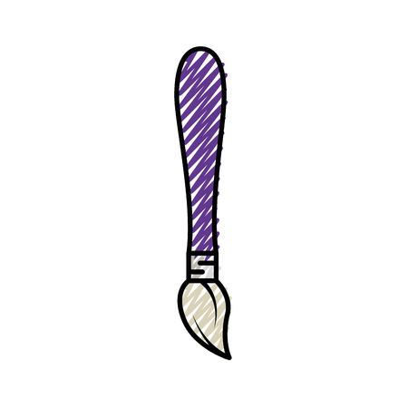 Brush paint isolated icon vector illustration graphic designのイラスト素材