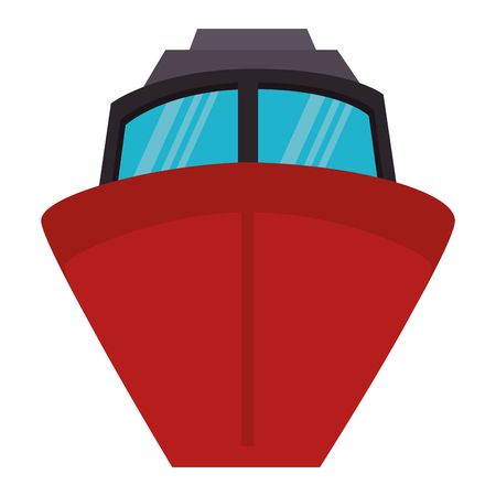 ship cruise isolated icon vector illustration designのイラスト素材