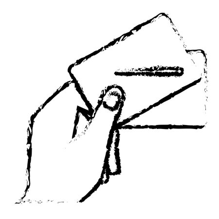 credit card isolated icon vector illustration designのイラスト素材