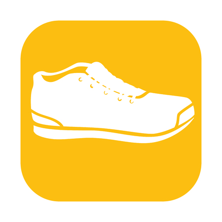 tennis shoes isolated icon vector illustration designのイラスト素材