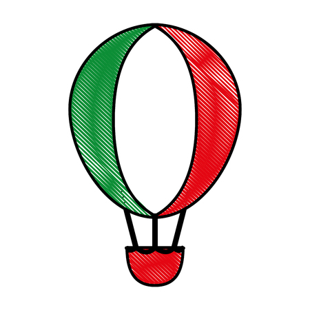 hot air ballon vector illustration graphic designのイラスト素材