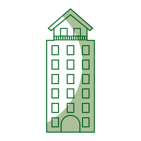 isolated italian building vector illustration graphic designのイラスト素材