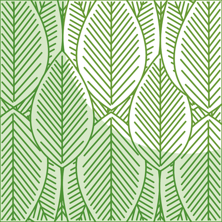 leafs plant pattern decorative icon vector illustration designのイラスト素材