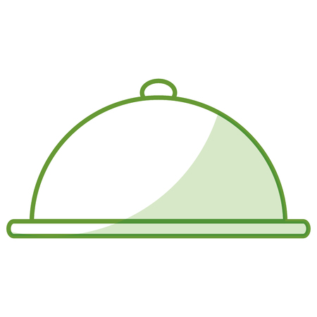tray server isolated icon vector illustration designのイラスト素材