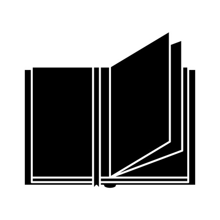 text book open isolated icon vector illustration designのイラスト素材