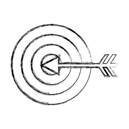 target isolated icon vector illustration designのイラスト素材