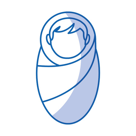 little baby character icon vector illustration designのイラスト素材