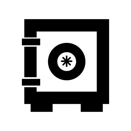 safe box isolated icon vector illustration designのイラスト素材