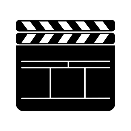 clapperboard film isolated icon vector illustration designのイラスト素材