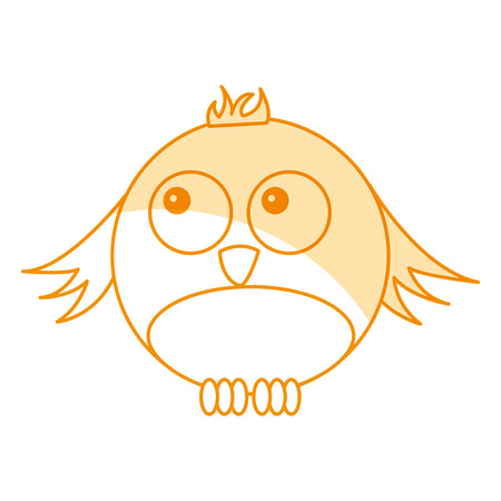 cute bird comic character vector illustration designのイラスト素材