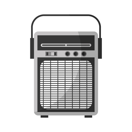 isolated retro radio vector illustration graphic designのイラスト素材