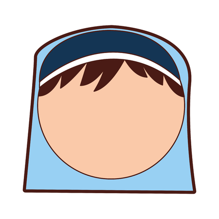 Shepherd manger character icon vector illustration designのイラスト素材