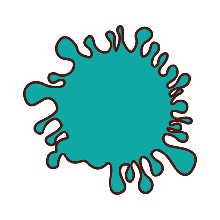 liquid splash isolated icon vector illustration designのイラスト素材
