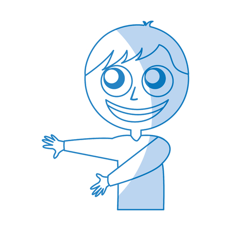 male surfer avatar character vector illustration designのイラスト素材