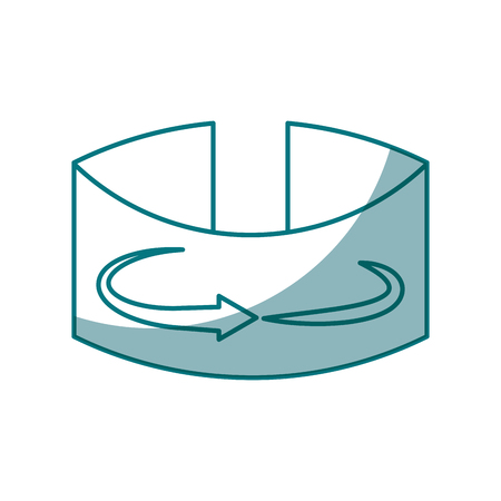 Virtual reality screens icon vector illustration designのイラスト素材