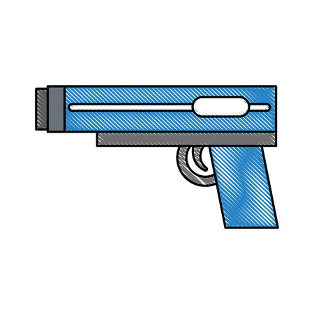 video game gun icon vector illustration designのイラスト素材