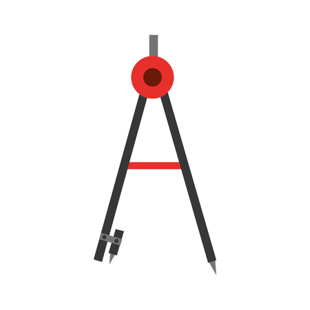 geometry compass isolated icon vector illustration designのイラスト素材