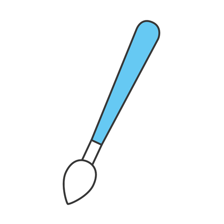 brush paint isolated icon vector illustration designのイラスト素材