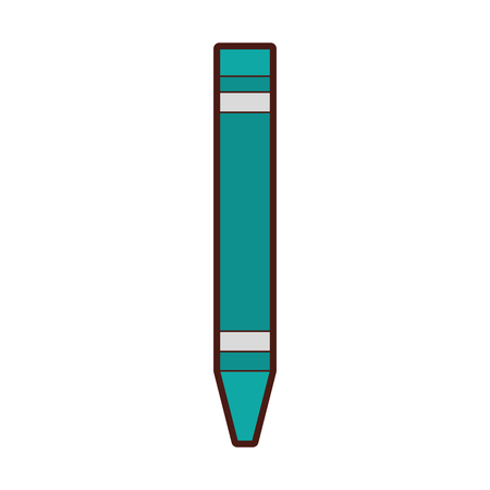 crayon color isolated icon vector illustration designのイラスト素材