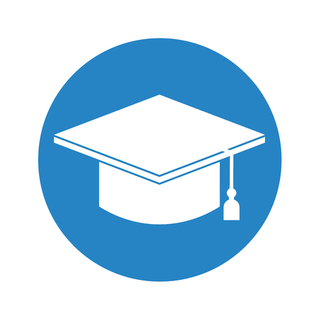 Hat graduation isolated icon vector illustration designのイラスト素材